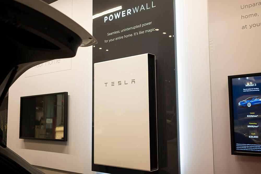 tesla solar battery waste